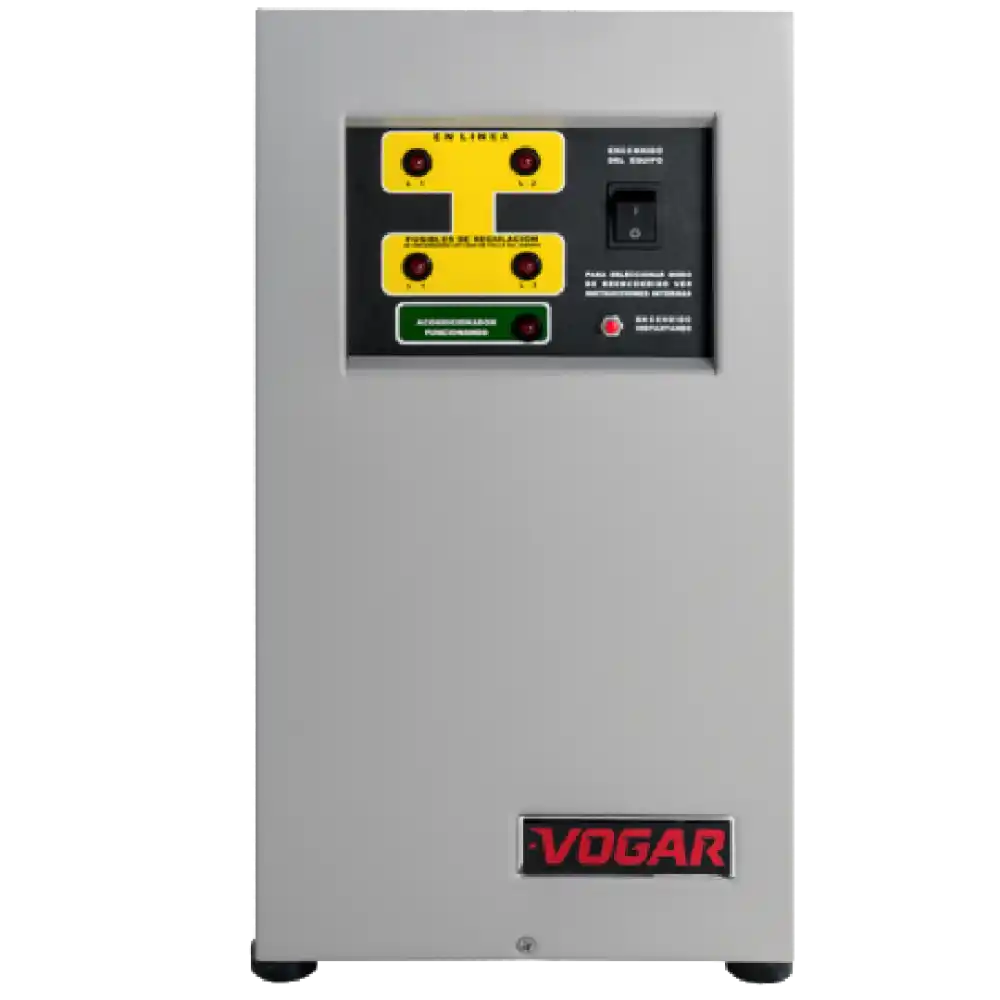 Acondicionador Electrónico Bifásico  2  a 10 KVA  - Vogar LAN-22  - 210