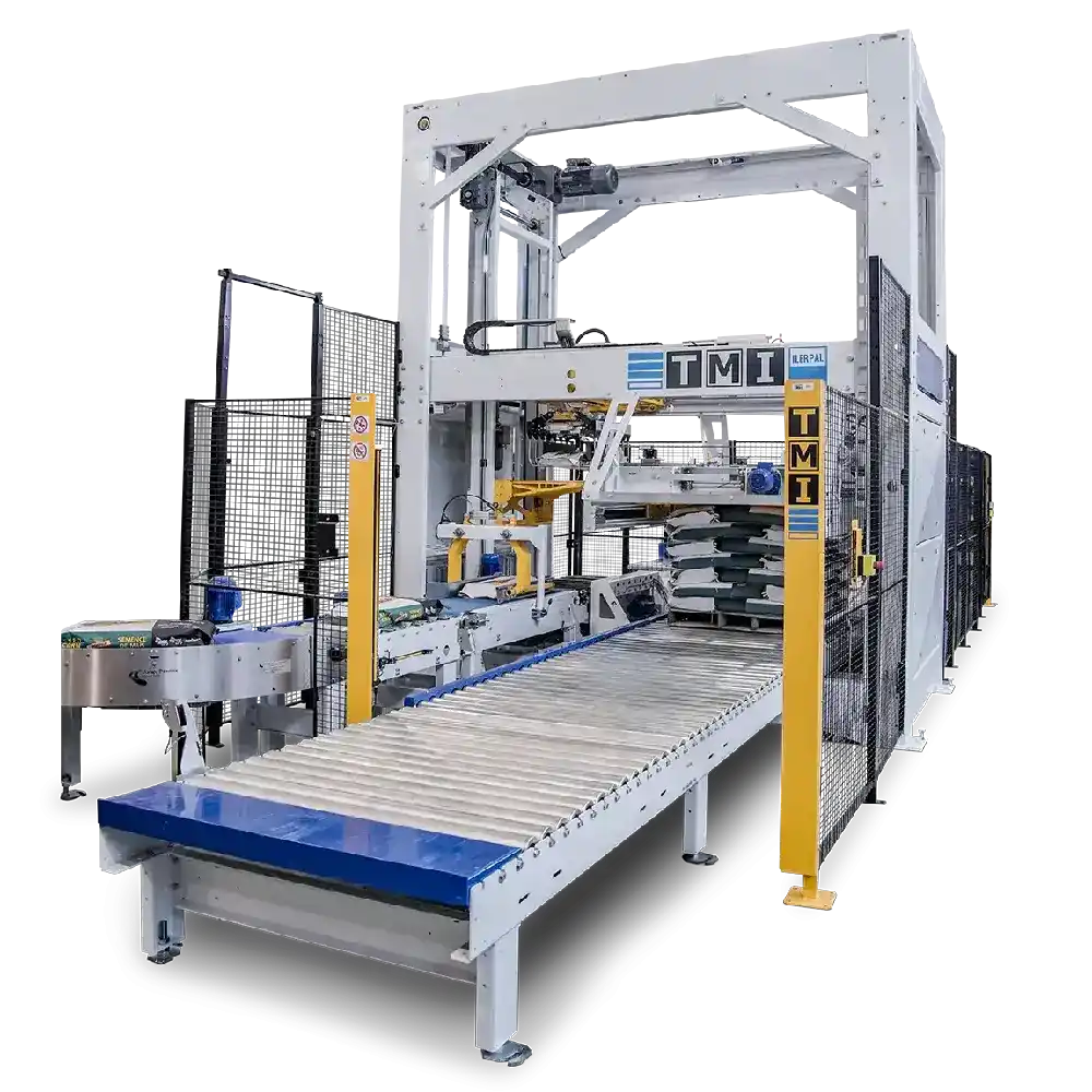 Paletizadora automática con pinza