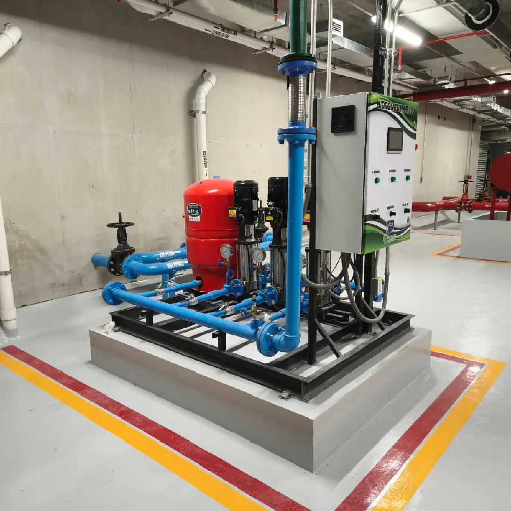 Sistema de trasvase de agua industrial