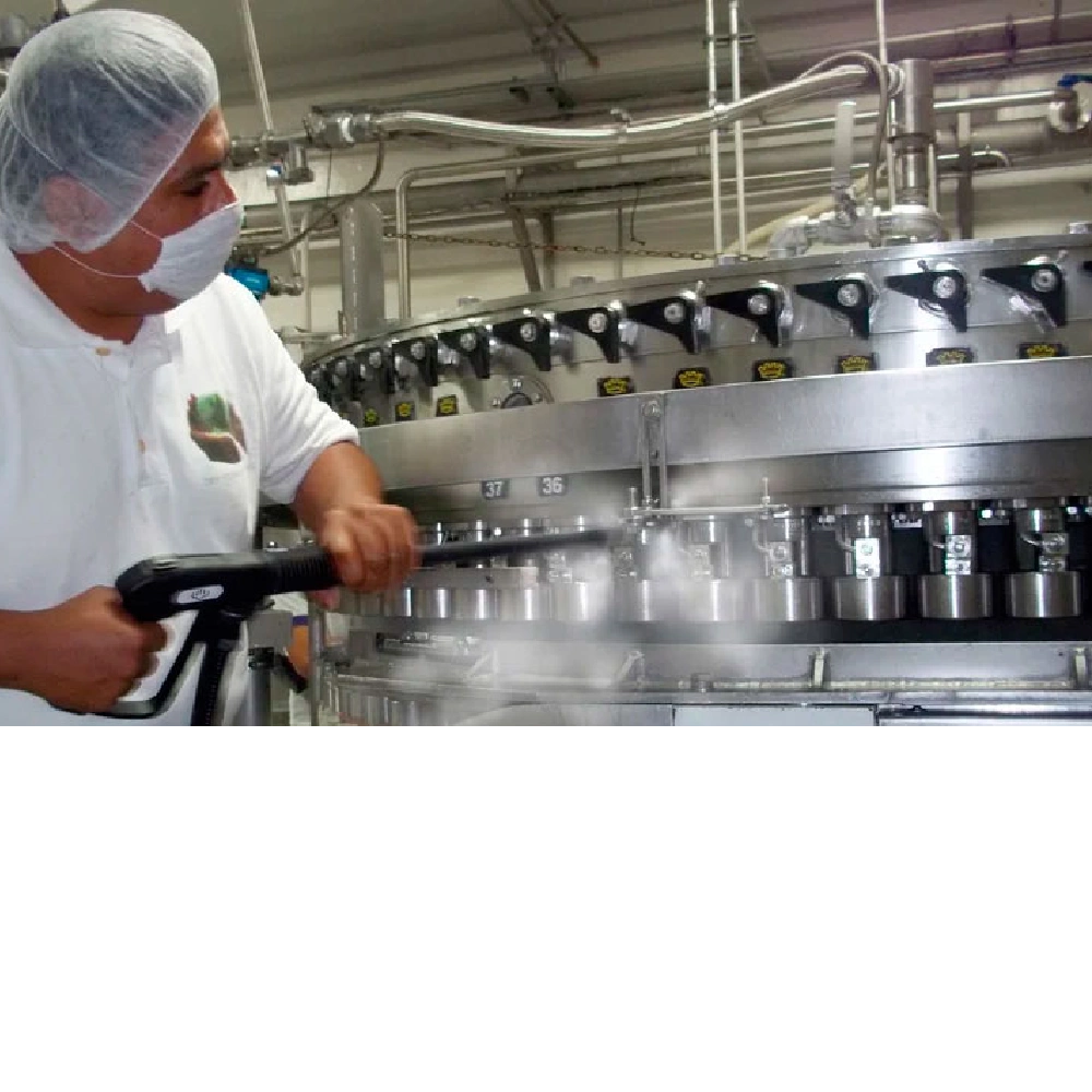 Limpieza y sanitización de planta alimentaria